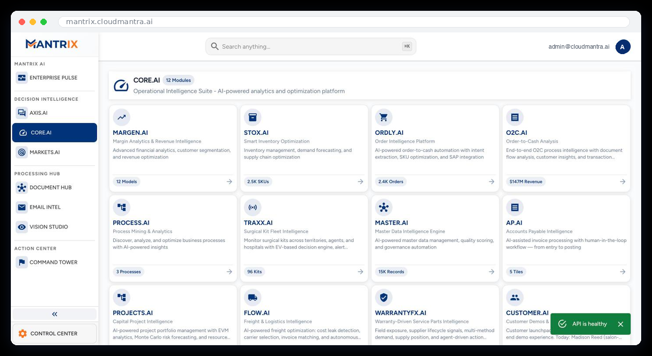 Core AI — Operational Intelligence